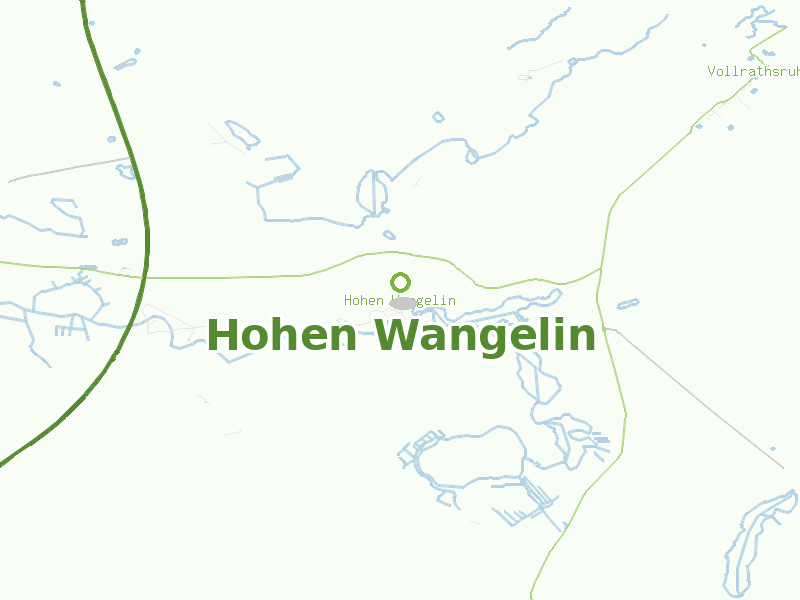 Karte von Hohen Wangelin