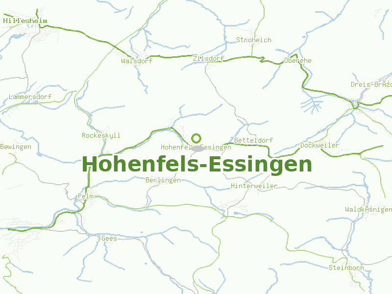 Karte von Hohenfels-Essingen