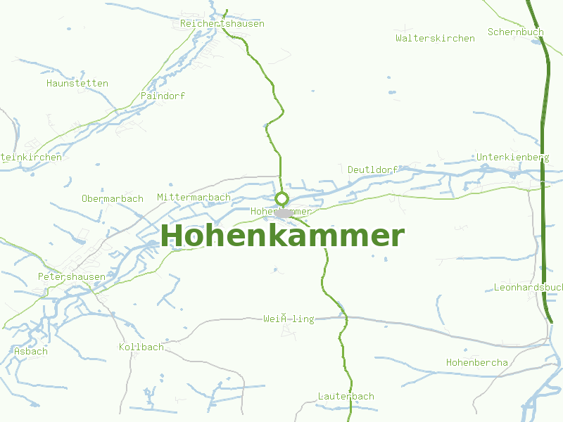 Karte von Hohenkammer