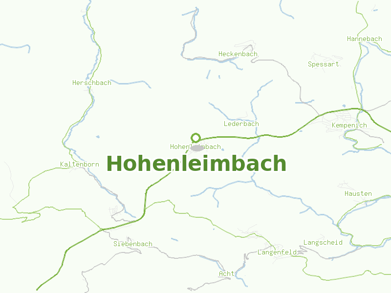 Karte von Hohenleimbach