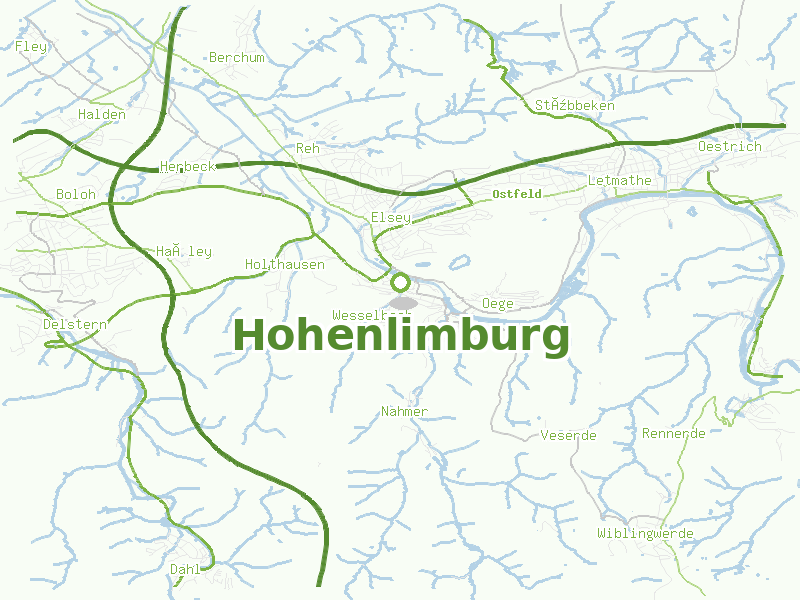 Karte von Hohenlimburg