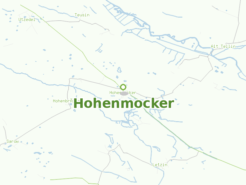 Karte von Hohenmocker