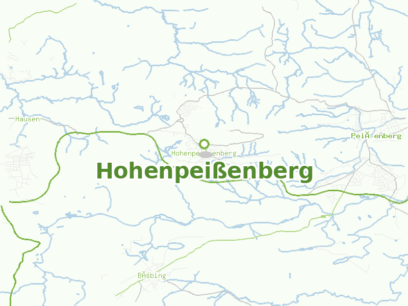 Karte von Hohenpeißenberg