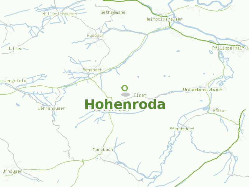 Karte von Hohenroda