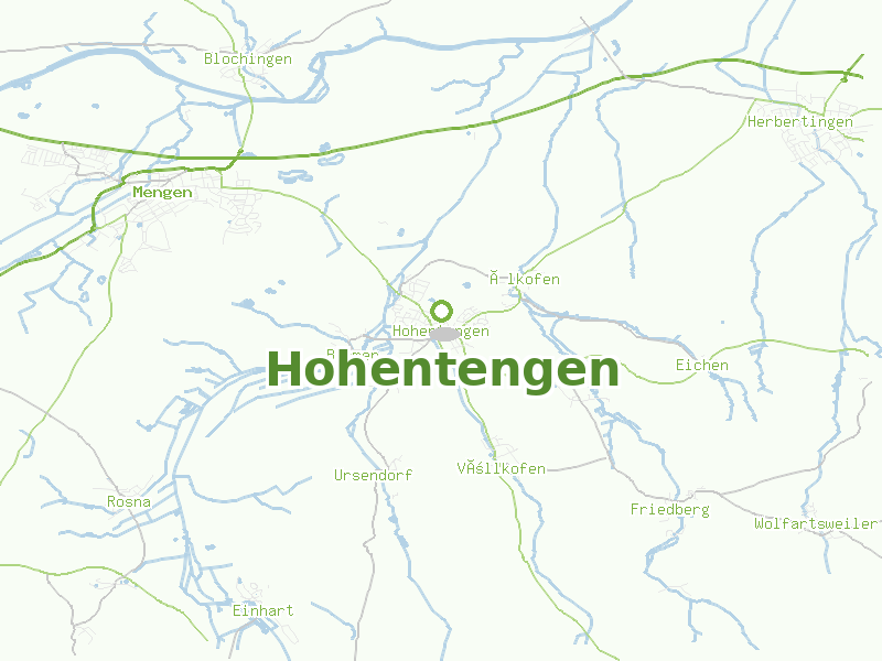 Karte von Hohentengen