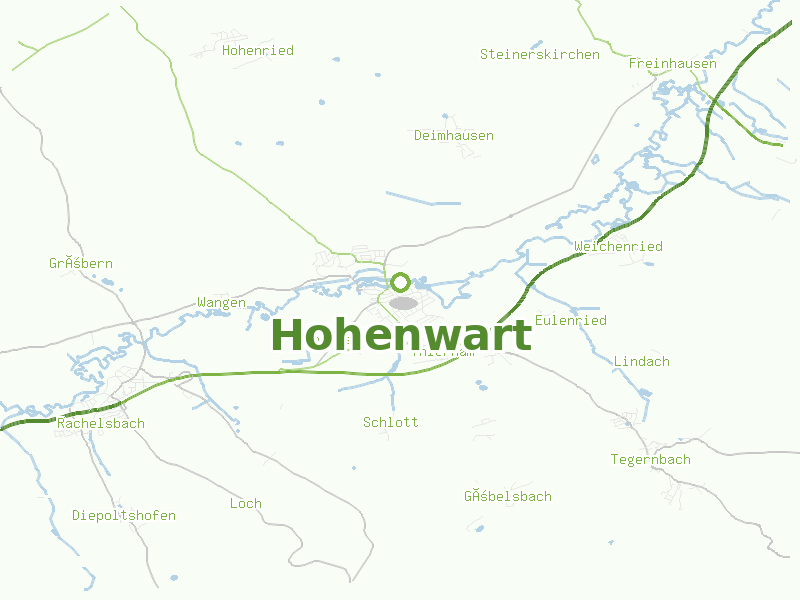 Karte von Hohenwart