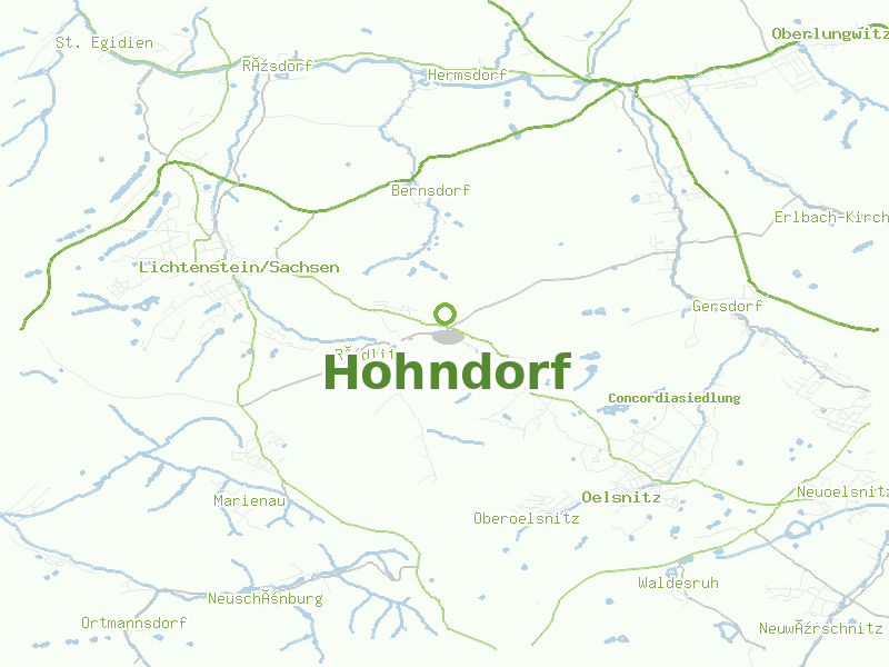 Karte von Hohndorf