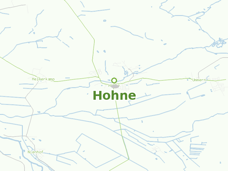 Karte von Hohne