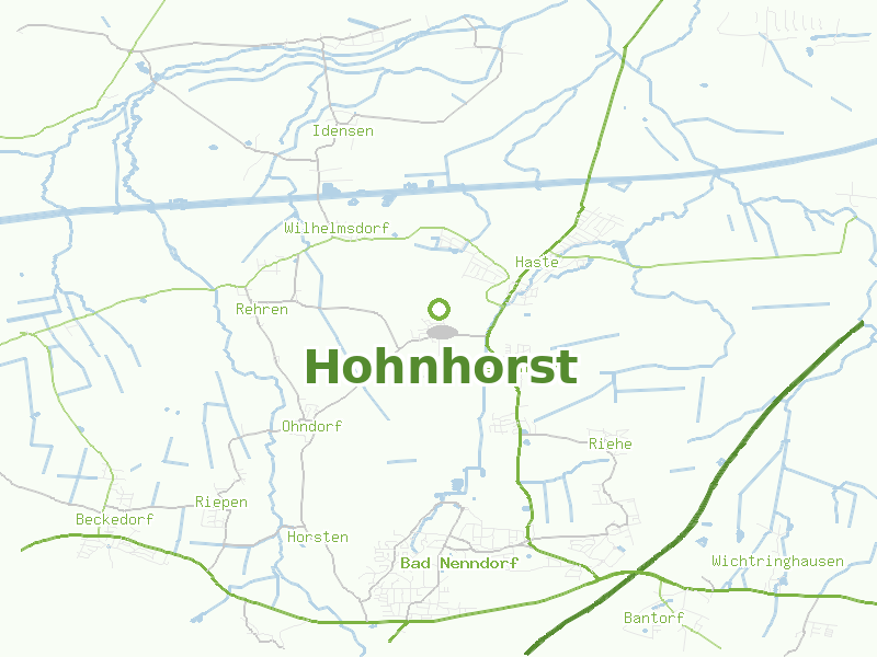 Karte von Hohnhorst