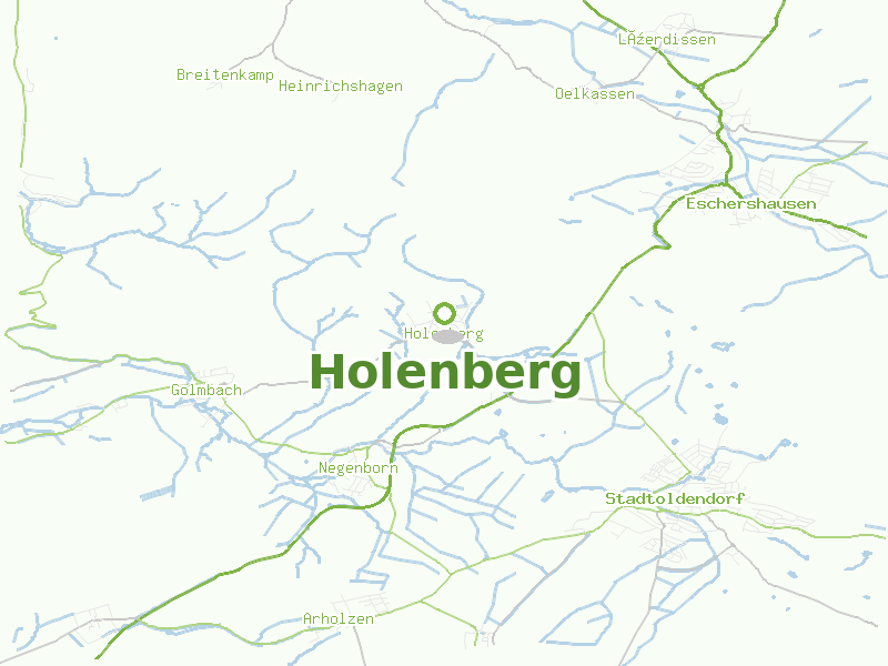 Karte von Holenberg