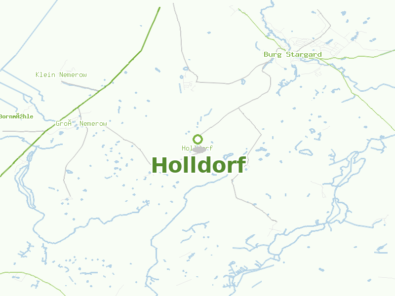 Karte von Holldorf