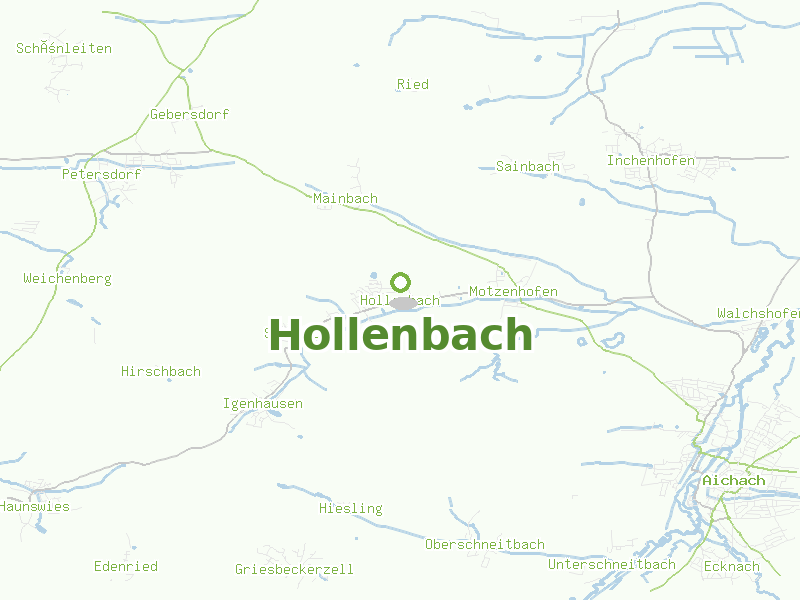 Karte von Hollenbach