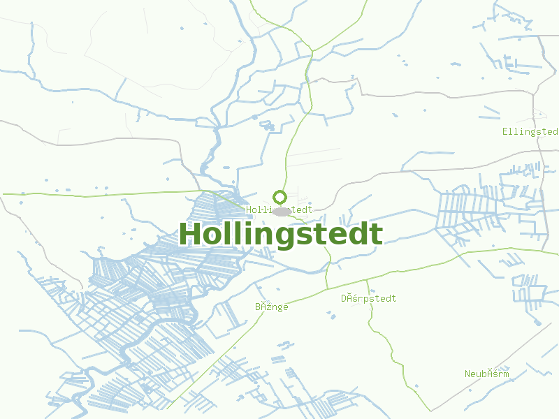 Karte von Hollingstedt