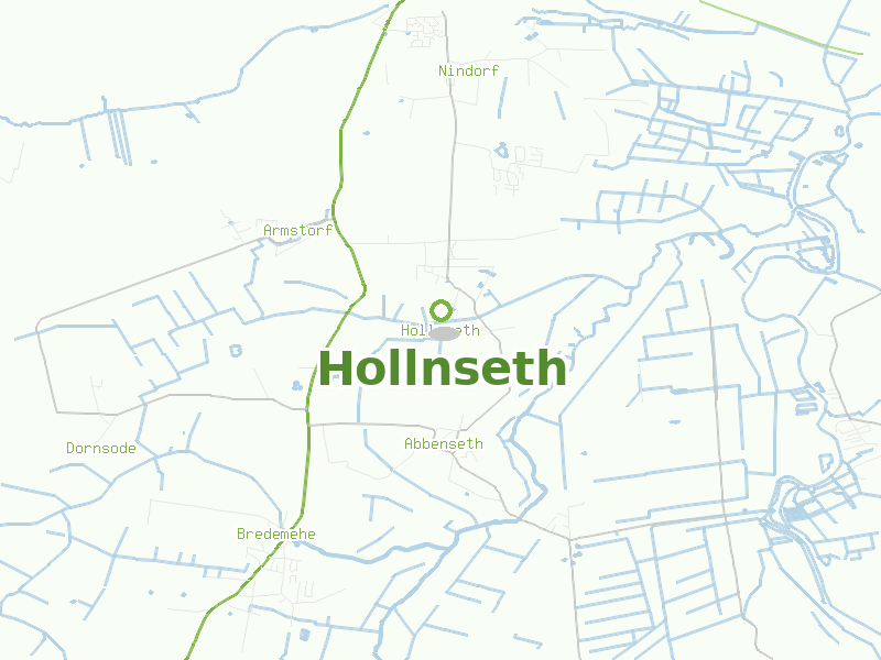 Karte von Hollnseth