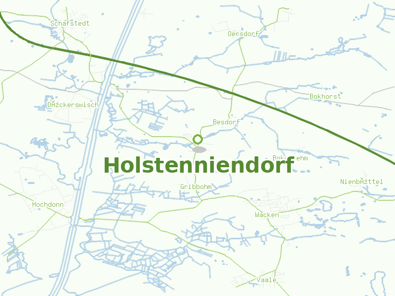 Karte von Holstenniendorf