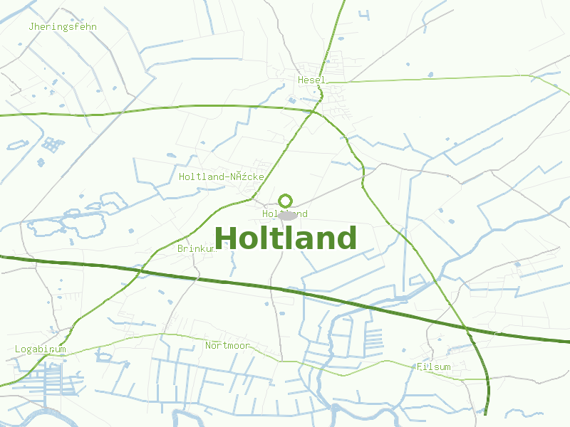 Karte von Holtland