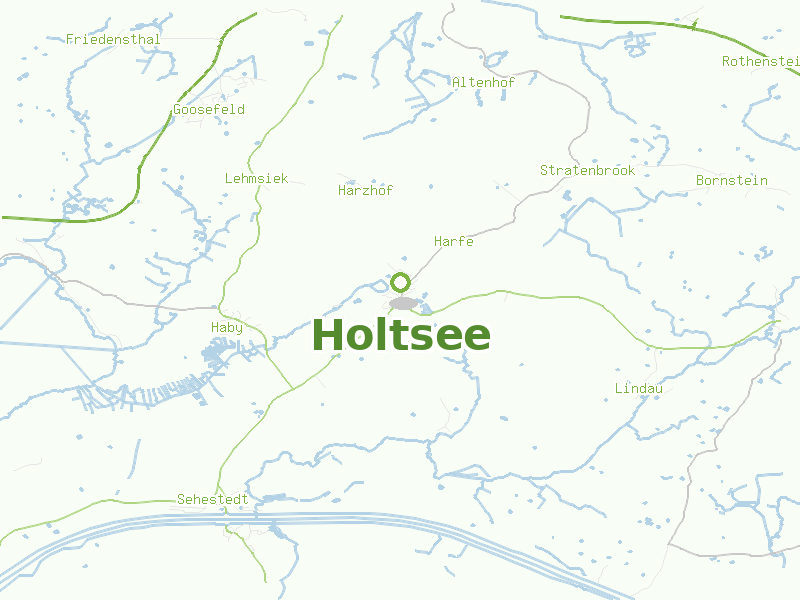Karte von Holtsee