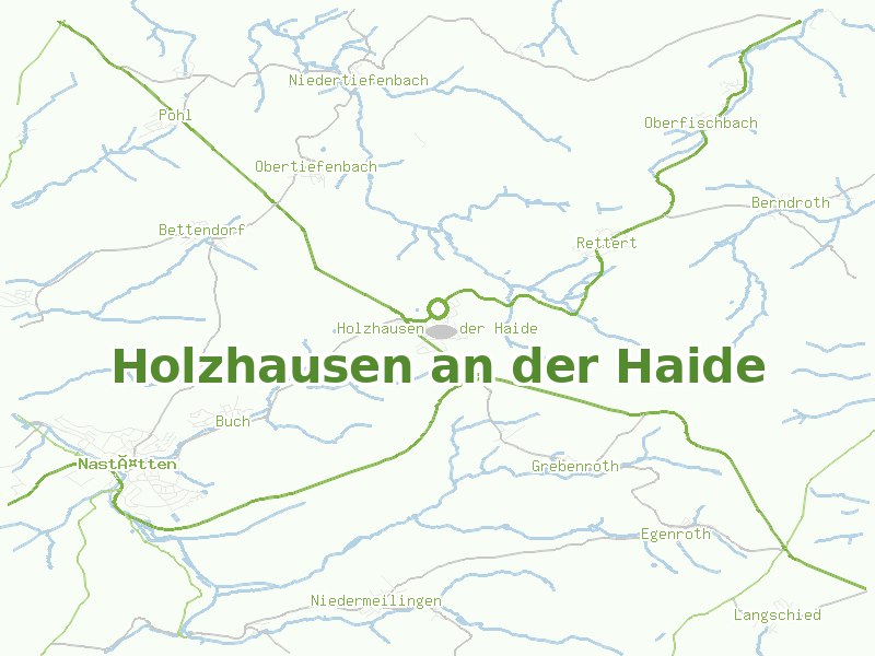 Karte von Holzhausen an der Haide