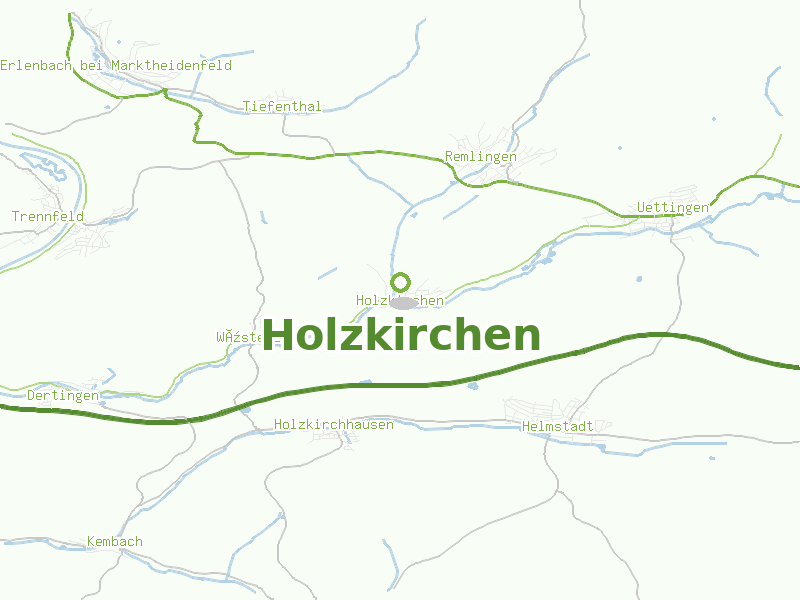 Karte von Holzkirchen