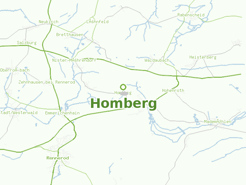 Karte von Homberg