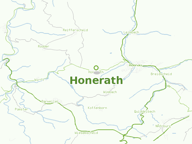 Karte von Honerath