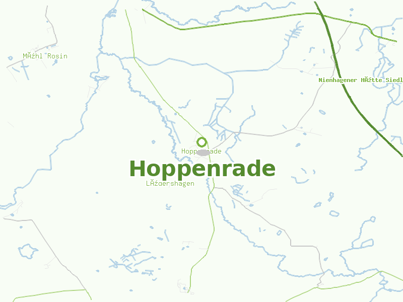 Karte von Hoppenrade