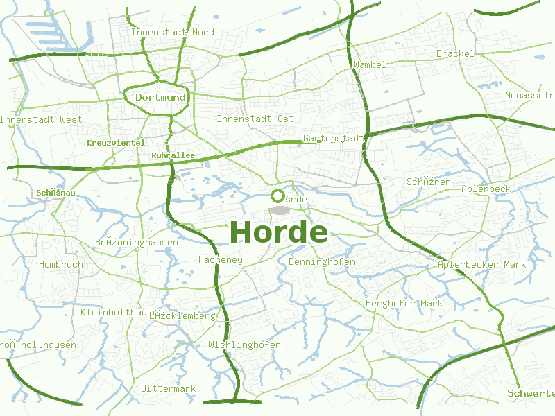 Karte von Horde