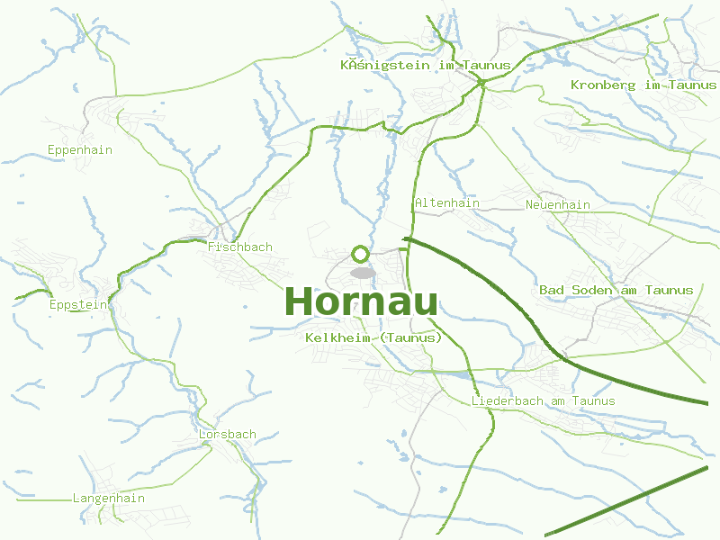 Karte von Hornau