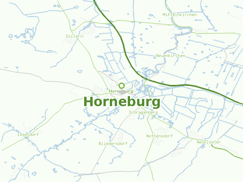 Karte von Horneburg