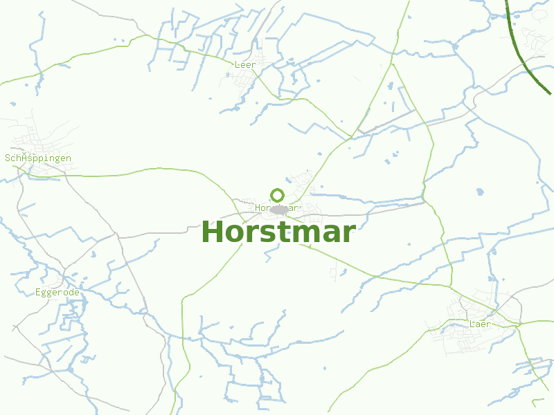 Karte von Horstmar