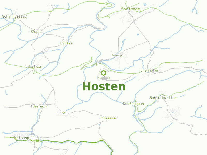Karte von Hosten