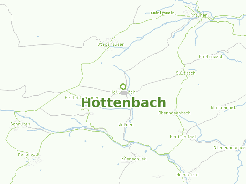 Karte von Hottenbach