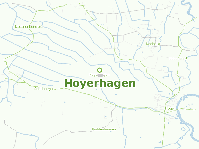 Karte von Hoyerhagen