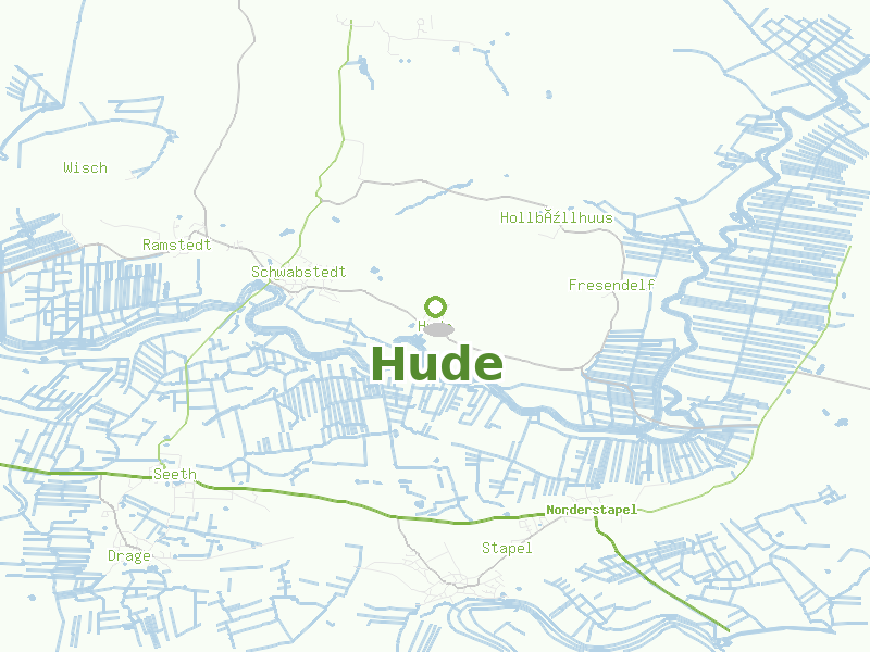 Karte von Hude