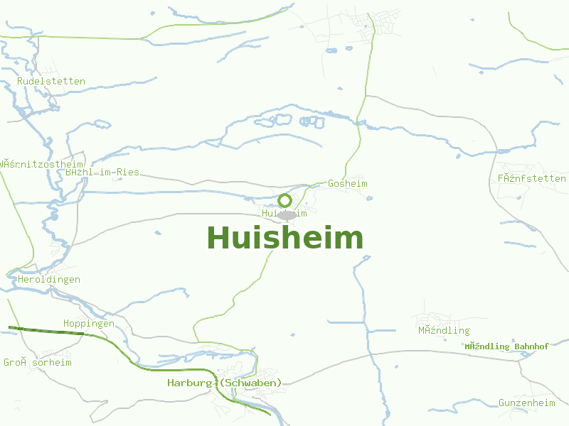 Karte von Huisheim
