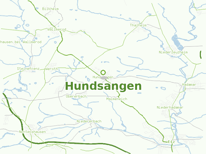 Karte von Hundsangen