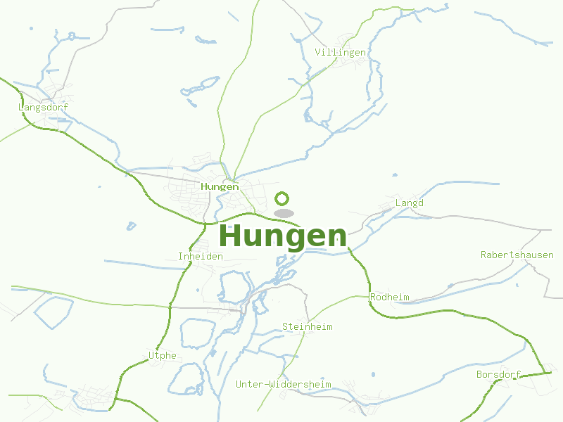 Karte von Hungen