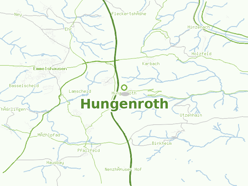 Karte von Hungenroth