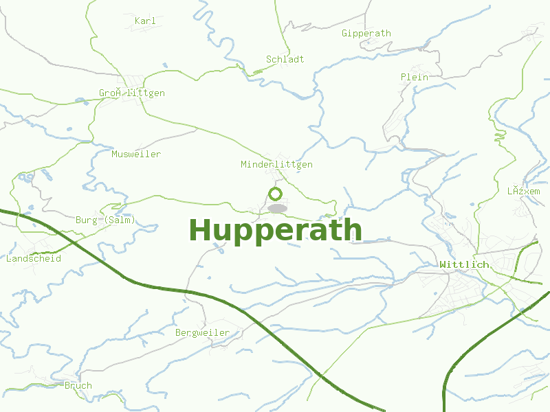 Karte von Hupperath