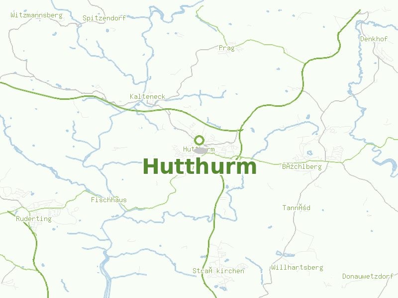 Karte von Hutthurm