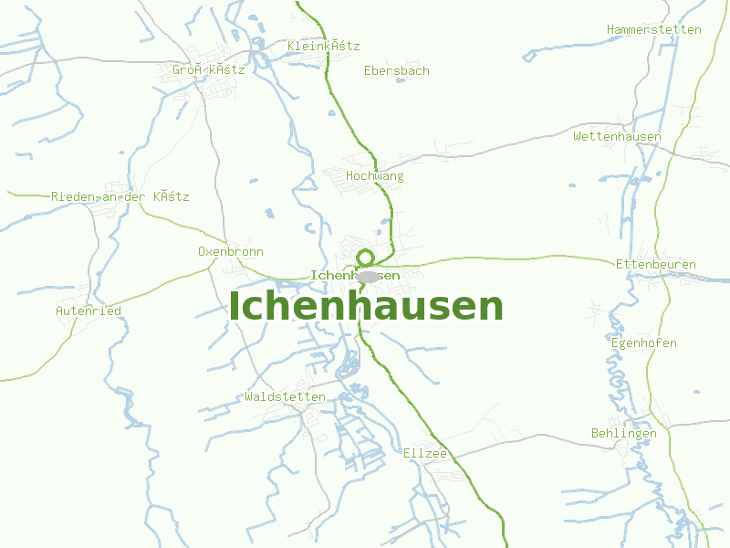Karte von Ichenhausen