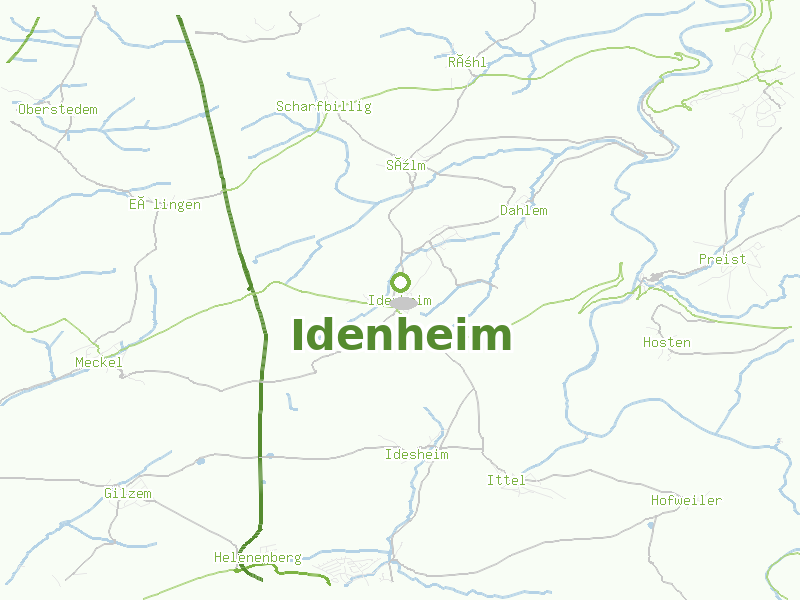 Karte von Idenheim