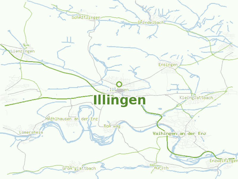 Karte von Illingen