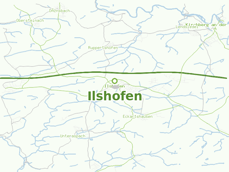 Karte von Ilshofen