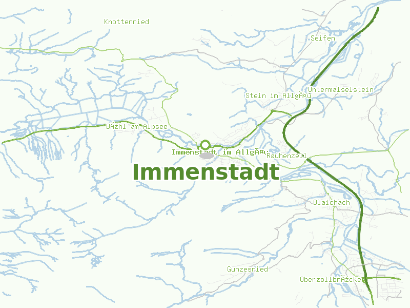 Karte von Immenstadt