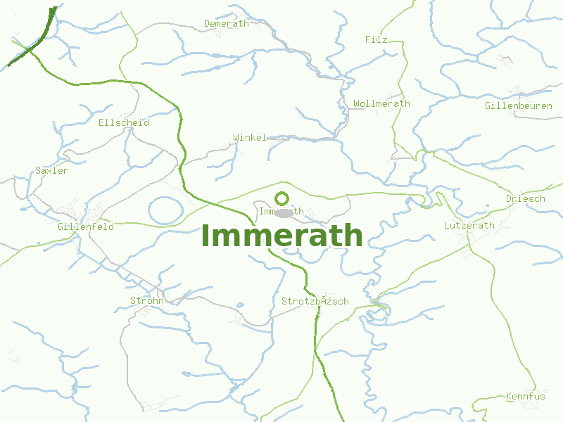 Karte von Immerath
