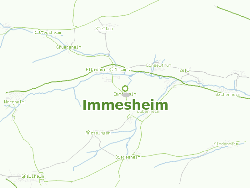 Karte von Immesheim