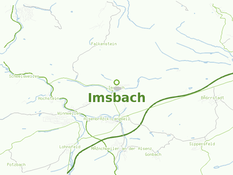 Karte von Imsbach