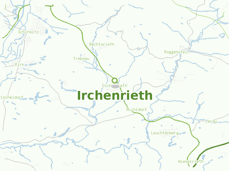 Karte von Irchenrieth