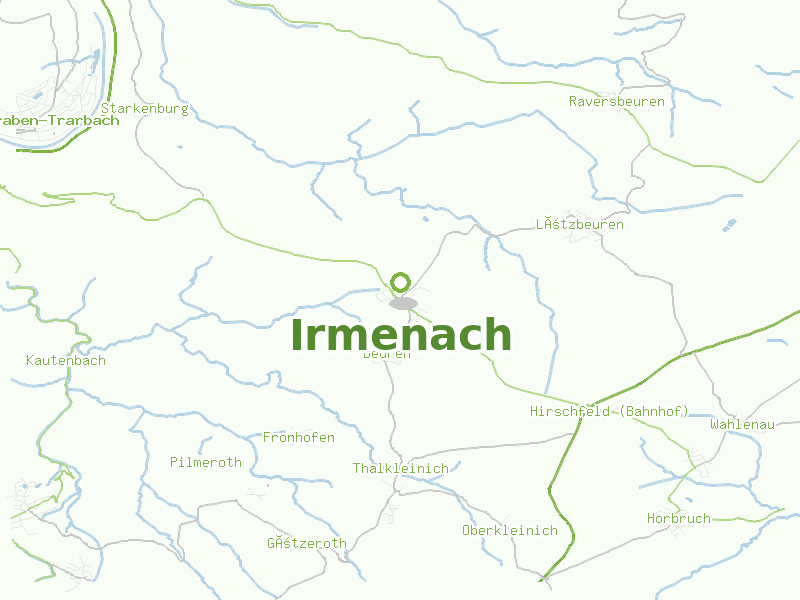 Karte von Irmenach